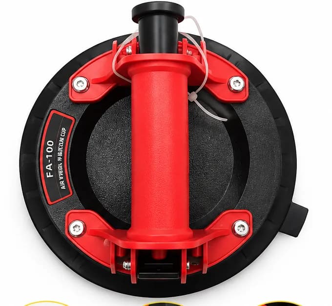 Air vacuum suction cup without meter